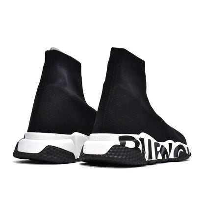 BALENCIAGA SPEED GRAFFITI TRAINERS x NOIR ET BLANC