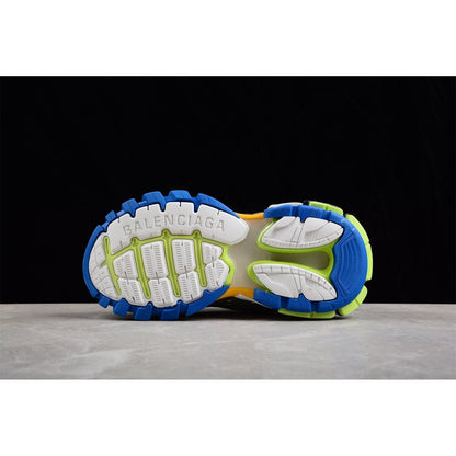 BALENCIAGA TRACK x LEATHER FREE BLANC ARGENT MULTICOLORE