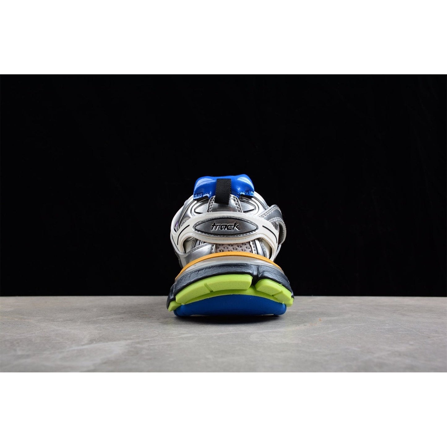 BALENCIAGA TRACK x LEATHER FREE BLANC ARGENT MULTICOLORE