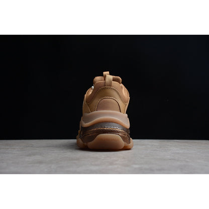 BALENCIAGA TRIPLE S SEMELLE TRANSPARENTE x MARRON