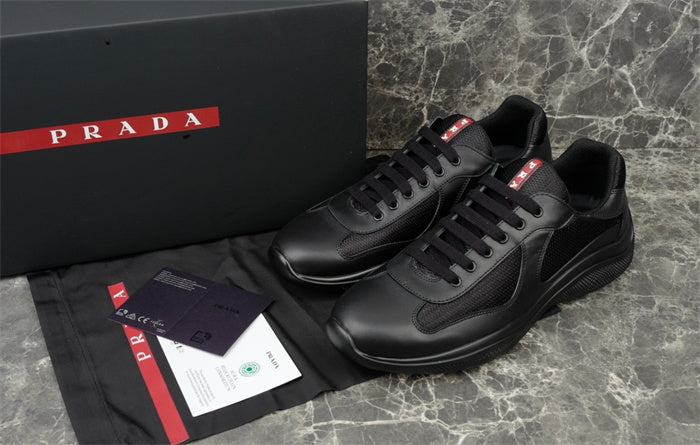 PRADA AMERICA'S CUP CUIR NOIR
