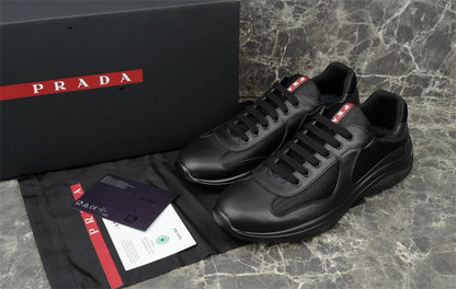 PRADA AMERICA'S CUP CUIR NOIR