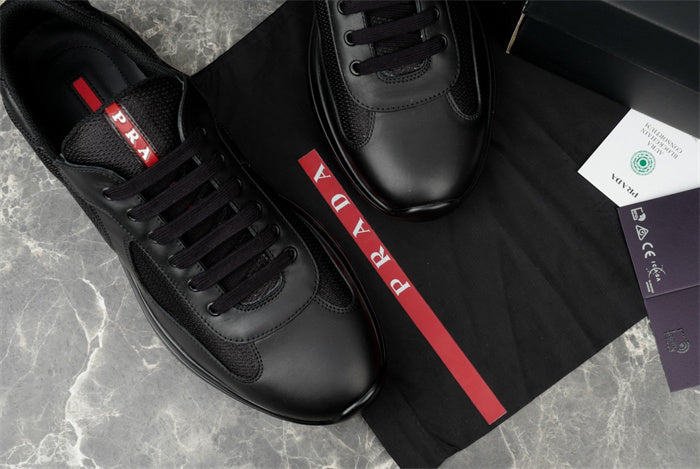 PRADA AMERICA'S CUP CUIR NOIR