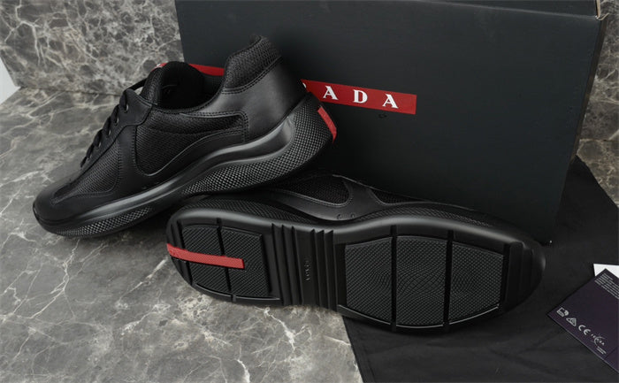 PRADA AMERICA'S CUP CUIR NOIR