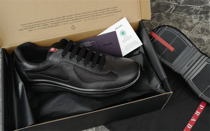 PRADA AMERICA'S CUP CUIR NOIR