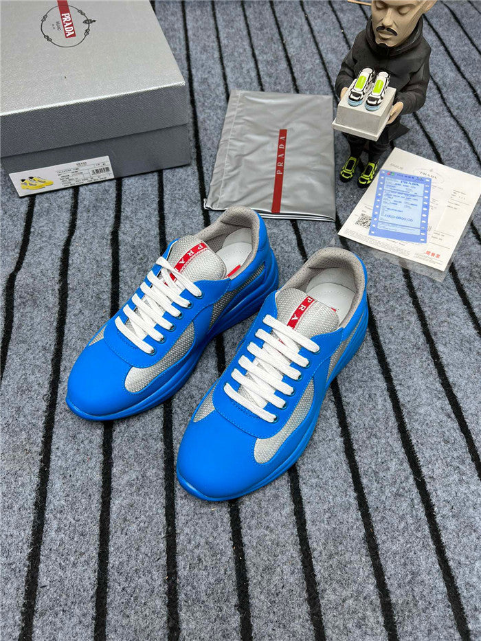 PRADA AMERICA'S CUP CAOUTCHOUC SOUPLE BLEU ARGENT