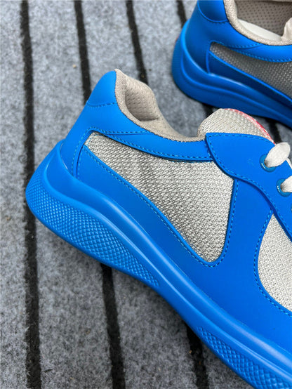 PRADA AMERICA'S CUP CAOUTCHOUC SOUPLE BLEU ARGENT