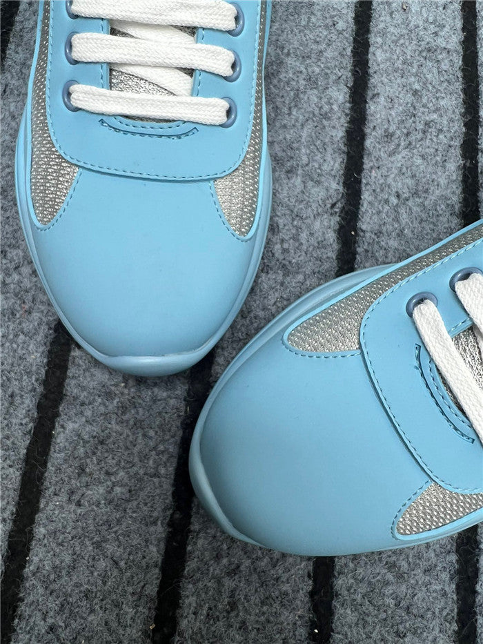 PRADA AMERICA'S CUP CAOUTCHOUC SOUPLE BLEU CLAIR ARGENT