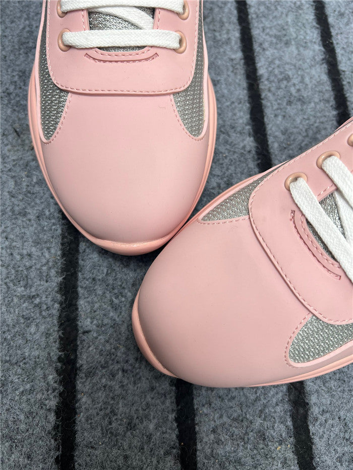 PRADA AMERICA'S CUP EN CAOUTCHOUC SOUPLE ROSE ARGENT