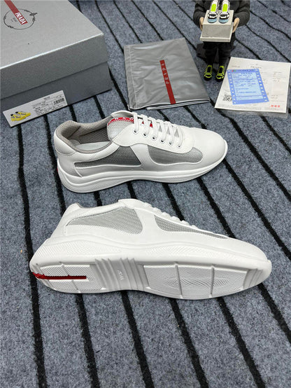 PRADA AMERICA'S CUP CAOUTCHOUC SOUPLE BLANC ARGENT