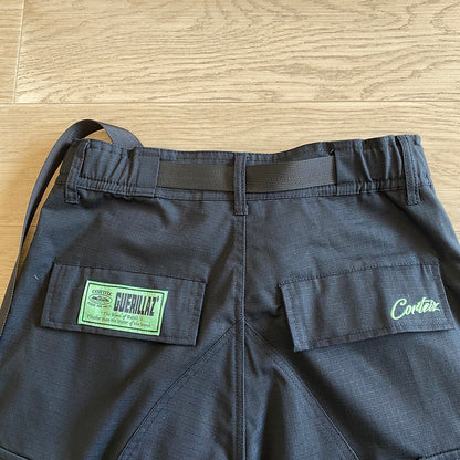 PANTALON CARGO CORTEIZ ALCATRAZ NOIR/VERT