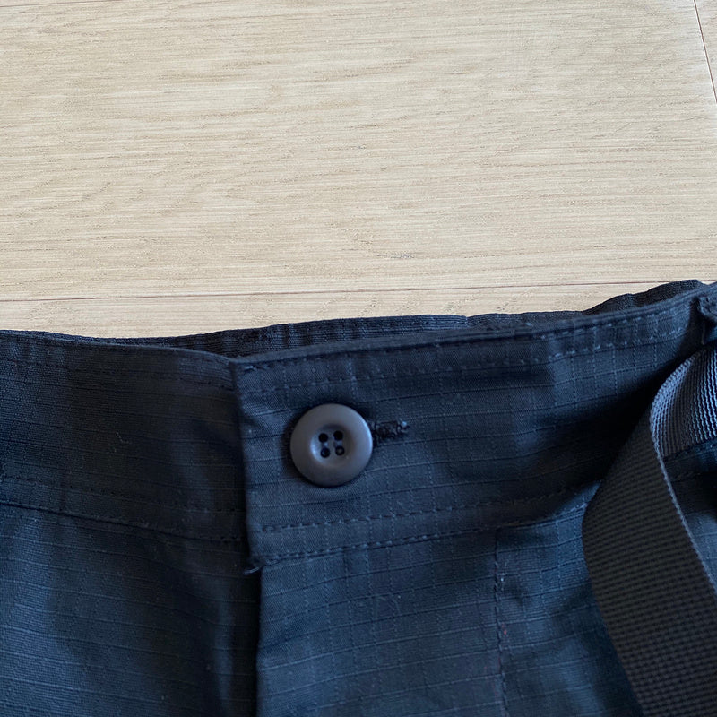 Pantalon cargo CORTEIZ ALCATRAZ noir/blanc