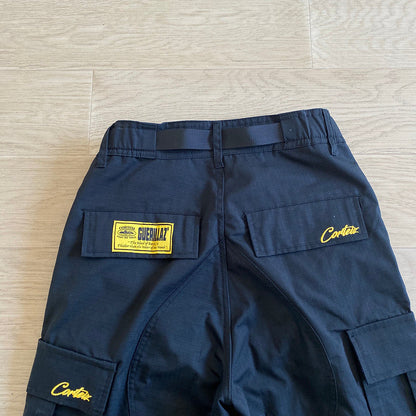 Pantalon cargo CORTEIZ ALCATRAZ GUERRILAZ noir/jaune 