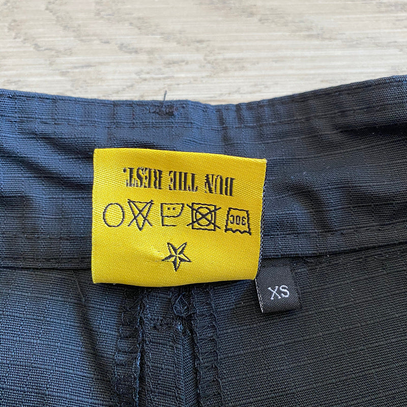 Pantalon cargo CORTEIZ ALCATRAZ GUERRILAZ noir/jaune 