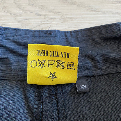 Pantalon cargo CORTEIZ ALCATRAZ GUERRILAZ noir/jaune 