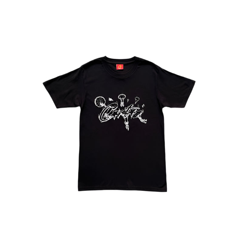 T-shirt CORTEIZ ALLSTARZ SKYDIVER noir