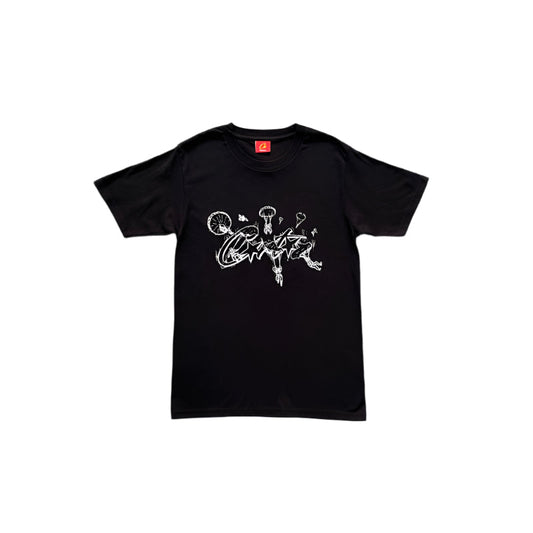 T-shirt CORTEIZ ALLSTARZ SKYDIVER noir