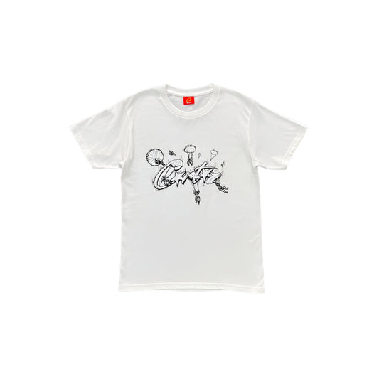 T-shirt CORTEIZ ALLSTARZ SKYDIVER blanc
