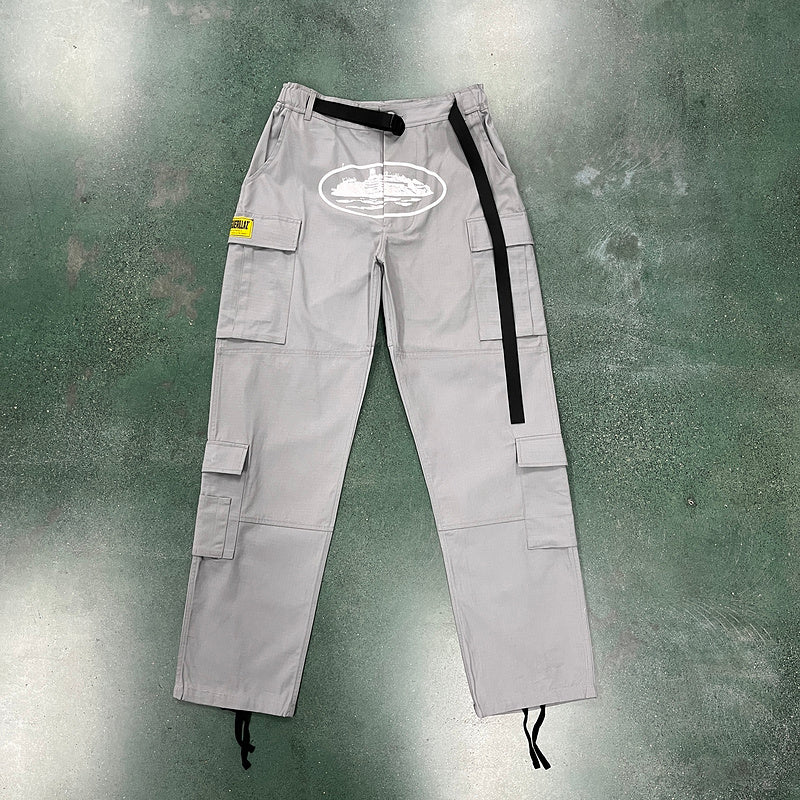 Pantalon cargo Corteiz gris pierre