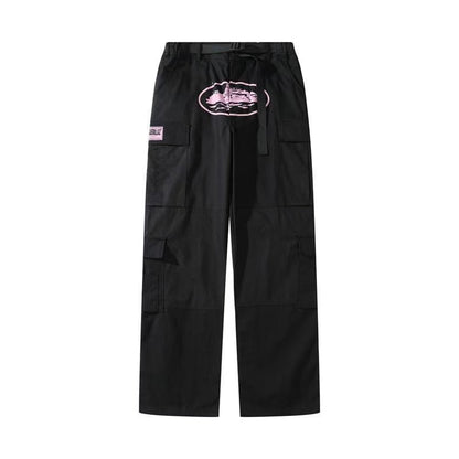 PANTALON CARGO CORTEIZ GUERILLAZ ROUGE/NOIR