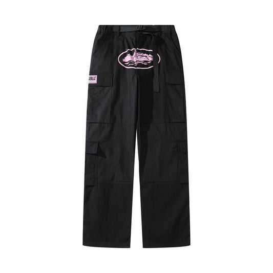 PANTALON CARGO CORTEIZ GUERILLAZ ROUGE/NOIR