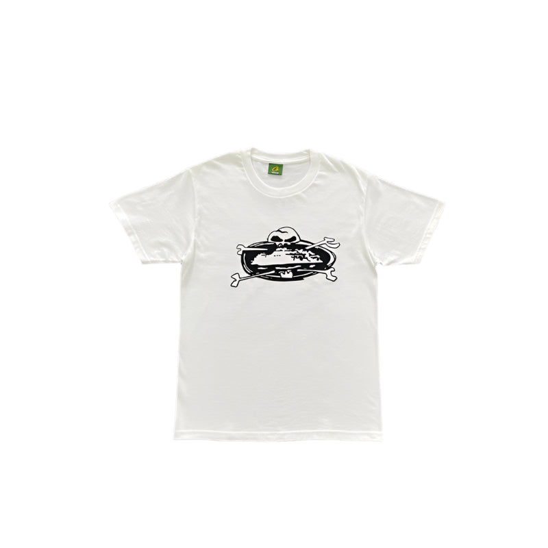 T-SHIRT CORTEIZ SKULL BLANC