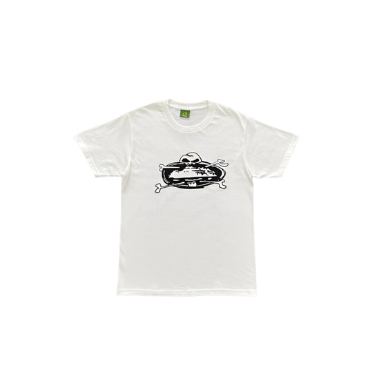 T-SHIRT CORTEIZ SKULL BLANC