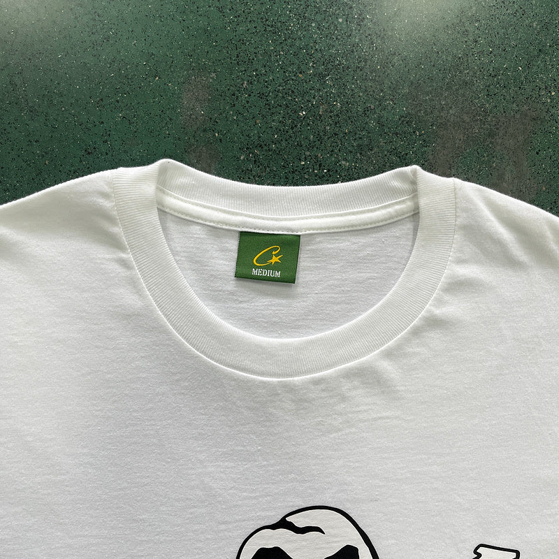 T-SHIRT CORTEIZ SKULL BLANC
