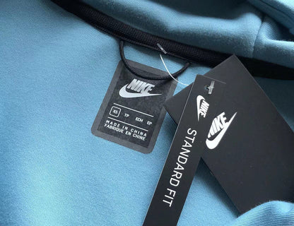 Sweat à capuche Nike Tech Fleece x Bleu clair/Gris/Blanc