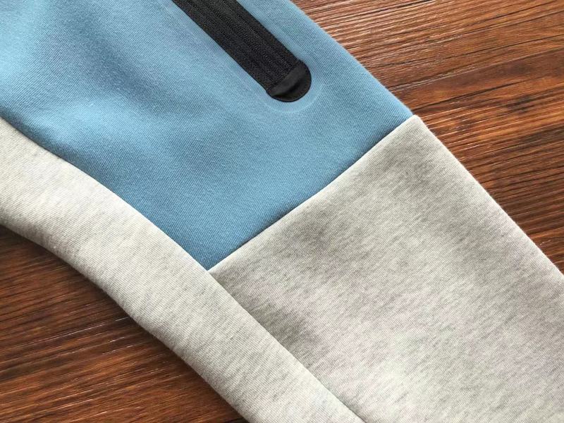 Sweat à capuche Nike Tech Fleece x Bleu clair/Gris/Blanc
