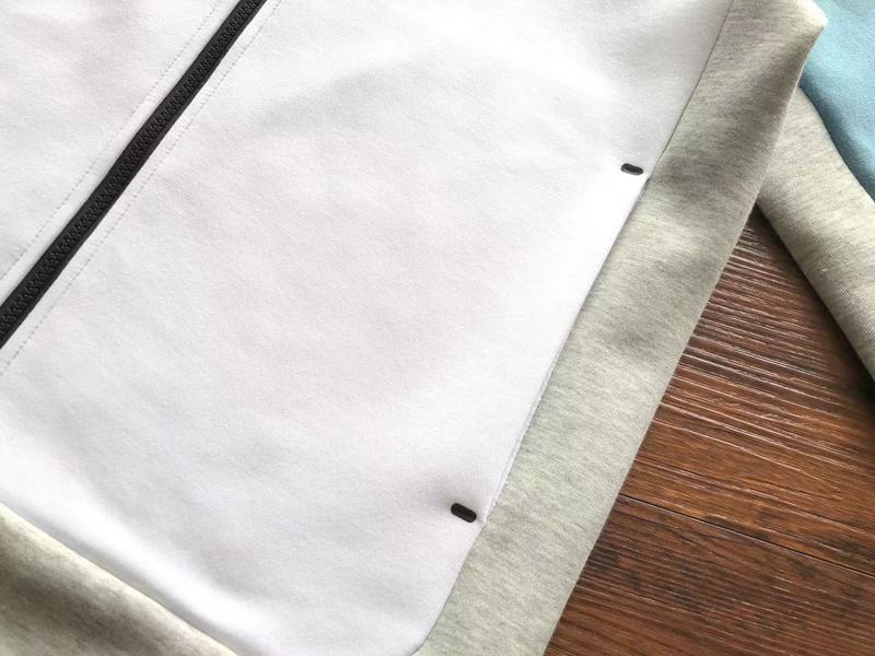 Sweat à capuche Nike Tech Fleece x Bleu clair/Gris/Blanc