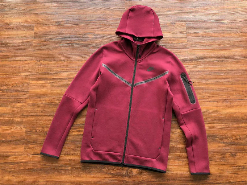 SWEAT À CAPUCHE NIKE TECH FLEECE x BORDEAUX