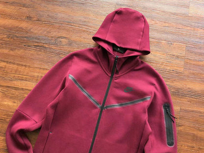 SWEAT À CAPUCHE NIKE TECH FLEECE x BORDEAUX