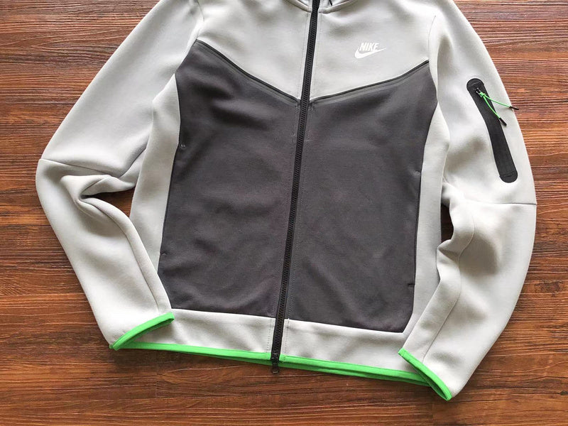 Sweat à capuche Nike Tech Fleece x Gris/Noir/Vert