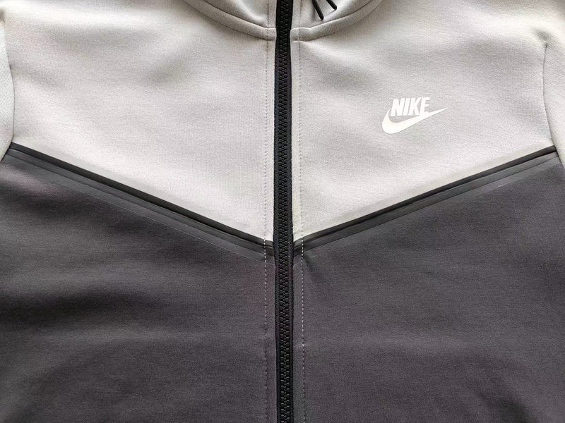 Sweat à capuche Nike Tech Fleece x Gris/Noir/Vert