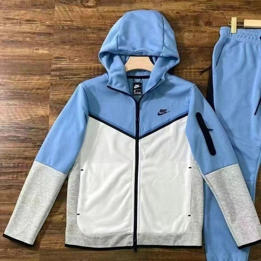 Sweat à capuche Nike Tech Fleece bleu clair