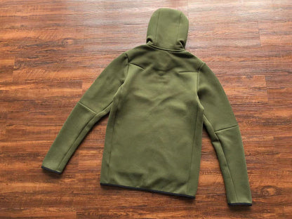Sweat à capuche Nike Tech Fleece vert olive