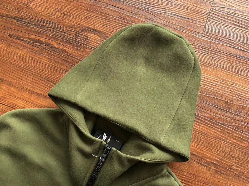 Sweat à capuche Nike Tech Fleece vert olive