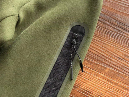 Sweat à capuche Nike Tech Fleece vert olive