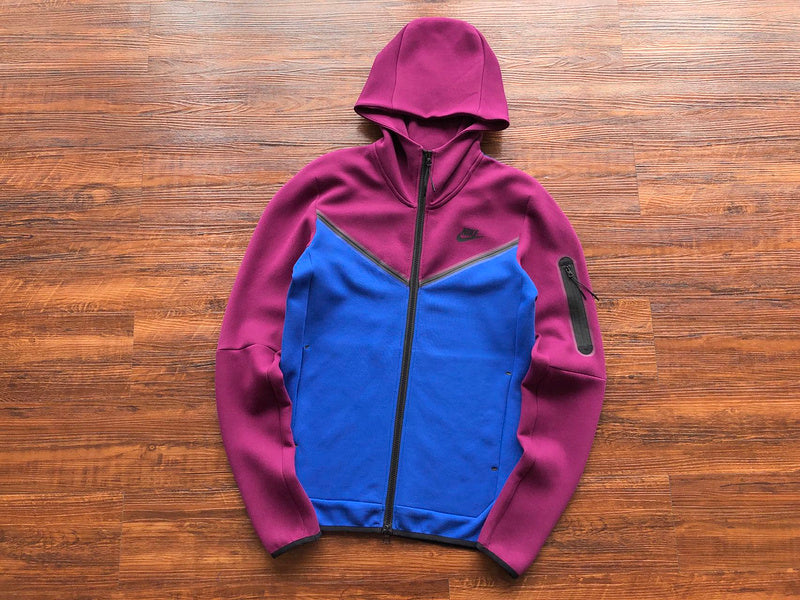 SWEAT À CAPUCHE NIKE TECH FLEECE x SANGRIA/GAME ROYAL