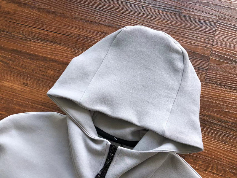 Sweat à capuche Nike Tech Fleece x Gris loup/Aigue-marine/Orange