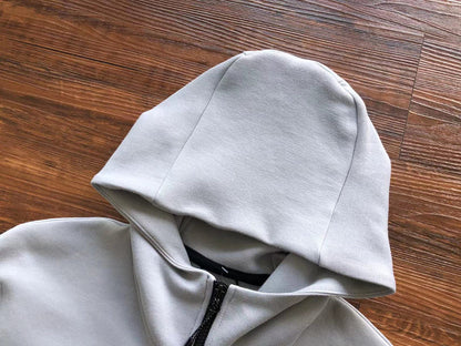 Sweat à capuche Nike Tech Fleece x Gris loup/Aigue-marine/Orange