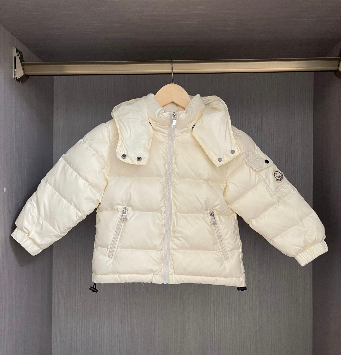 MANTEAU ENFANT MONCLER BLANC