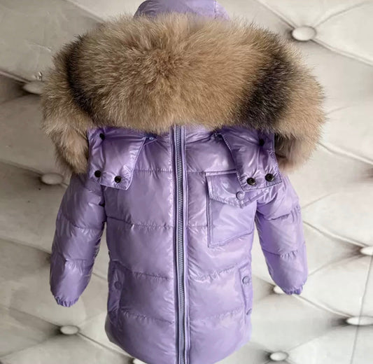 MANTEAU ENFANT MONCLER VIOLET