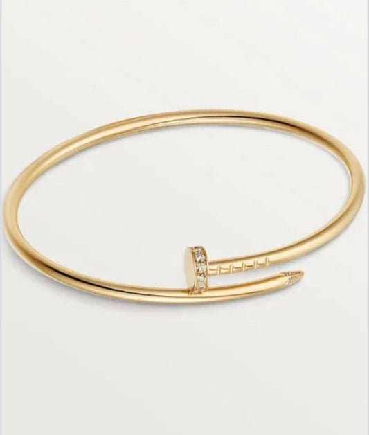 Bracelet Cartier Nail en or fin et diamants