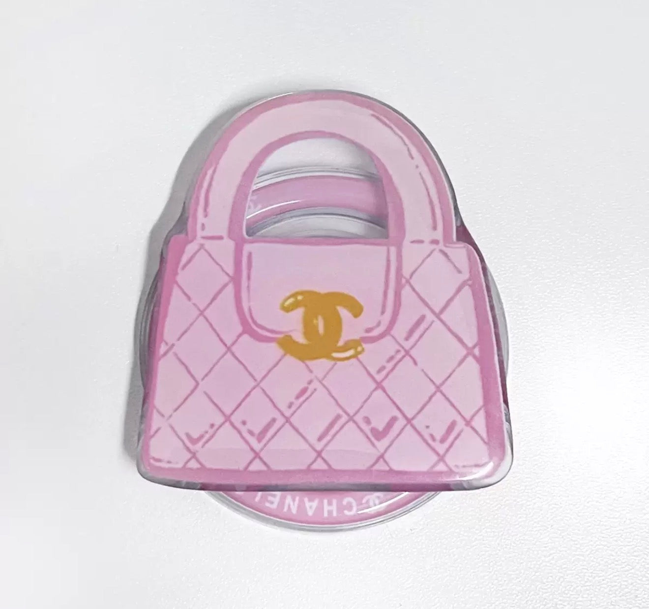 Sac magnétique PopSocket rose CC