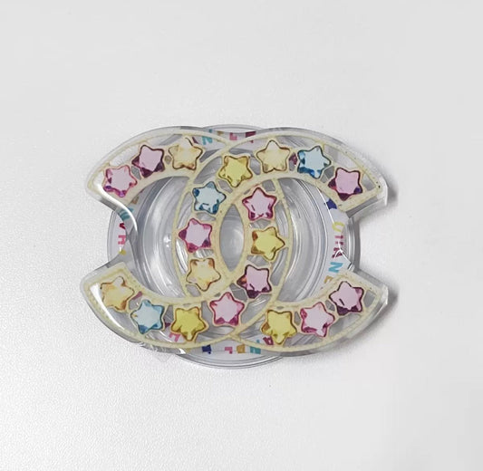 CC ÉTOILES AVEC LOGO POPSOCKET MAGNÉTIQUE