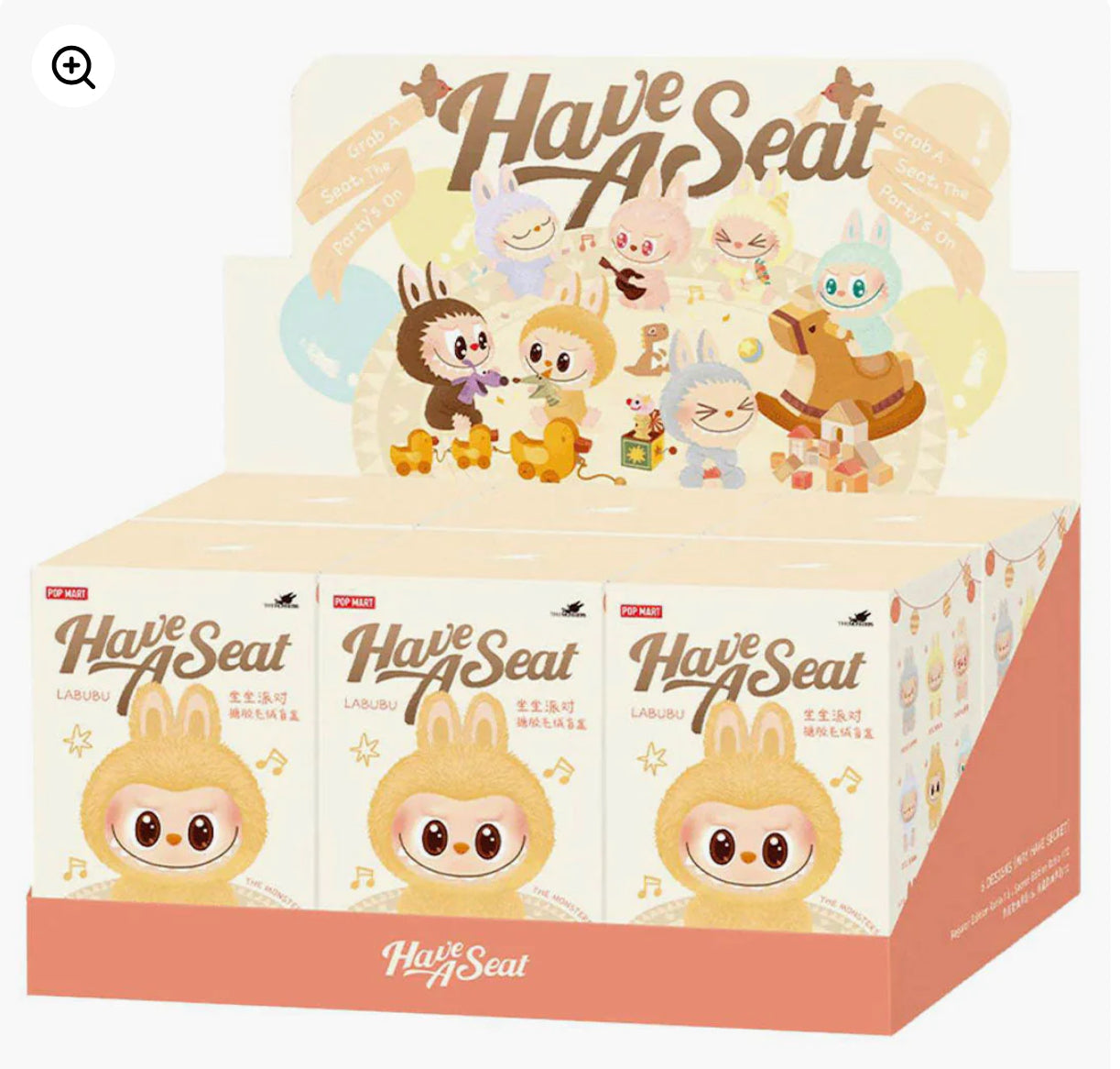 Labubu Prenez place Boîte mystère complète