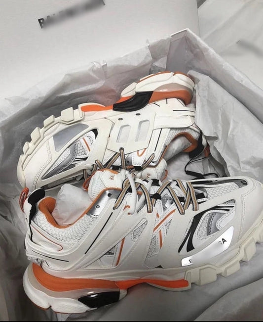 Balenciaga Tracks Orange Blanc