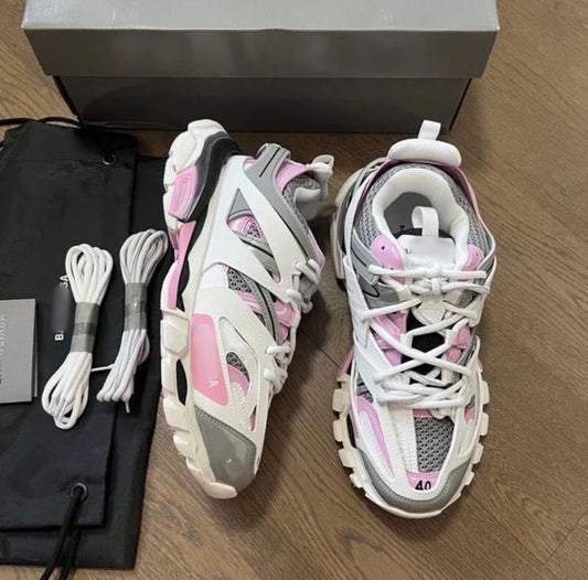 Balenciaga Tracks blanc rose gris